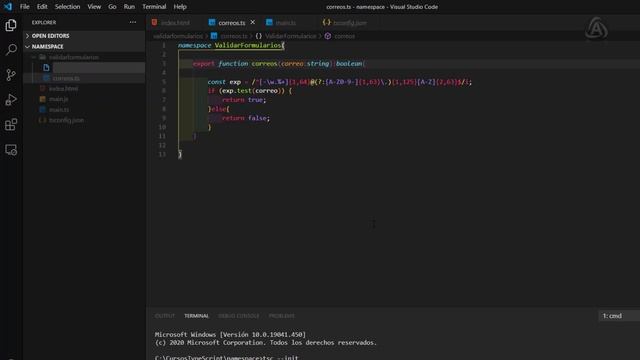 14 Cursos de TypeScript - Los namespace смотреть онлайн