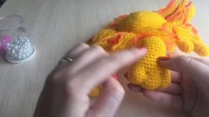 Солнышко Сборка Вязание левой рукой МК Елены Беловой