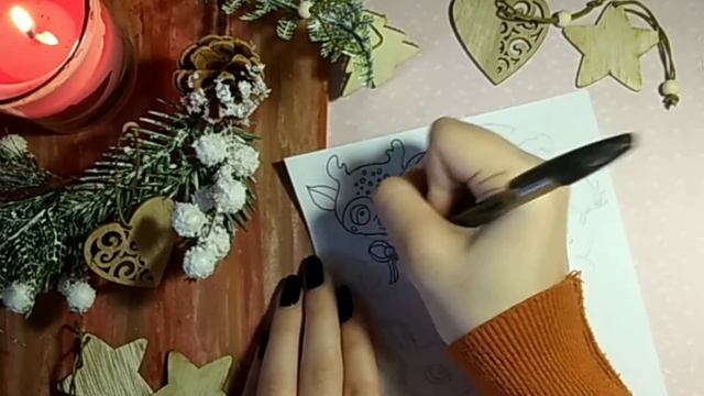 Зимние наклейки для личного дневника! Идеи для лд! смотреть онлайн