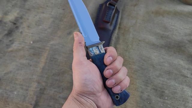 сталь к110, стабилизированная карельская берёза, зуб мамонта. смотреть онлайн