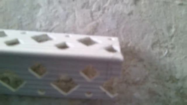 установка защитного уголка