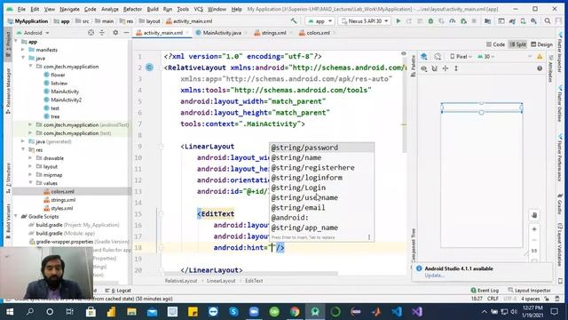 How to Create Multiple Layout in Android Studio | nested Relativelayout android | JTech смотреть онлайн