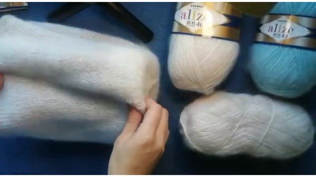 Обзор пряжи Alize Angora Real 40/Ализе Ангора Реал 40. смотреть онлайн