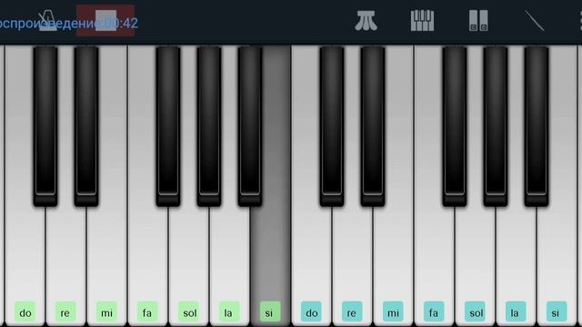 ,, Прощание Славянки"на пианино в телефоне одним пальцем смотреть онлайн