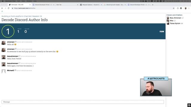 Session 13: Decoding Discord Author Info for our PHP Symfony 4 Chat Application смотреть онлайн