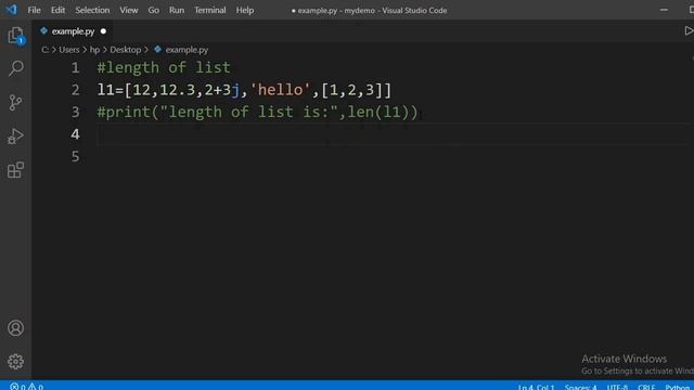 Finding Length of List|List in Python|len() Function|Python Tutorial for Beginners in Hindi смотреть онлайн