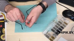 Замена металлического заушника с флексой в очках