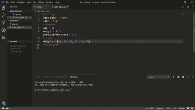 Python Data Types - Full Stack Python Programming смотреть онлайн