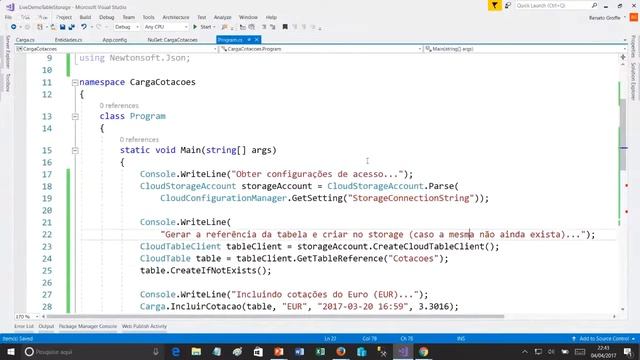 Azure Table Storage смотреть онлайн