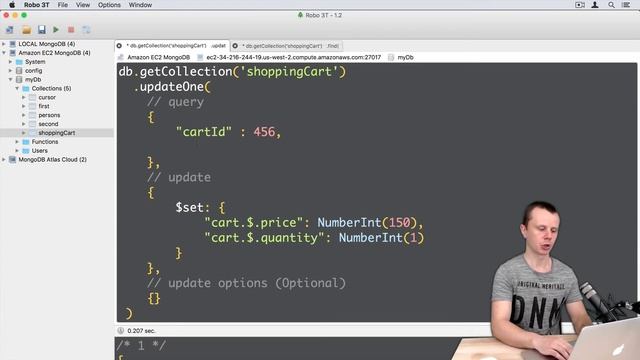MongoDB Update Queries: 22 Positional Operator $ with $elemMatch смотреть онлайн