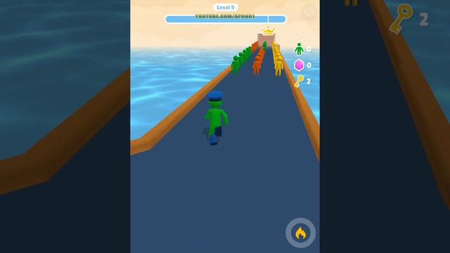 Giant Rush! VS Ball Run 2048 Android iOS Gameplay (Level 1-10) смотреть онлайн