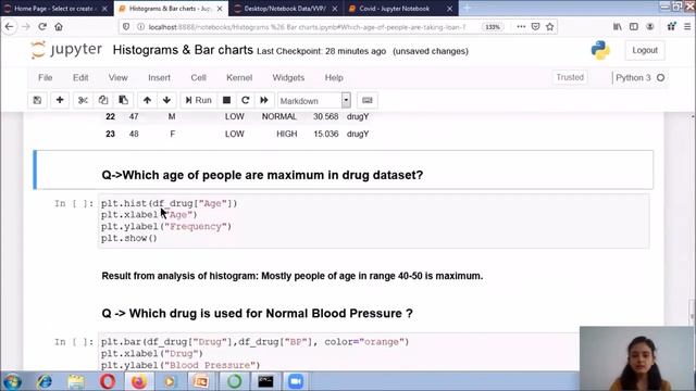Lec_33_Visualizing the Data_Implementation of Histogram | Python for Data Science | ICT Engineering смотреть онлайн