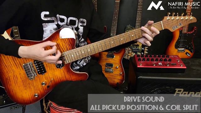 SLX RAVEN MODERN PRO 24 HH MAPLE NECK In Tiger Eye Burst Finish! Quick Sound Test смотреть онлайн