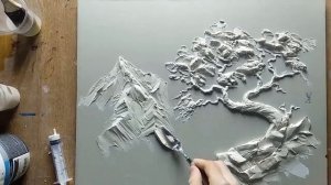 Барельеф дерево