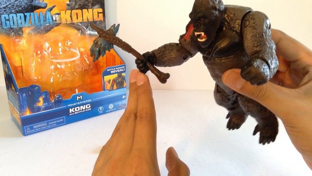 Review Kong with Battle Axe de Godzilla vs Kong de Playmates Toys смотреть онлайн