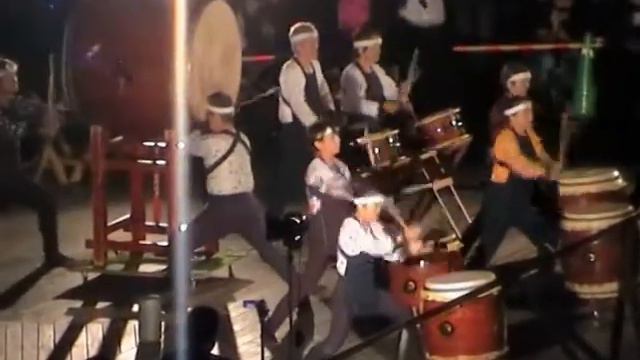 Японские барабанщики (порт Йокогама, 26.10.2014) смотреть онлайн