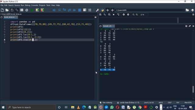 PYTHON PANDAS 3 DATAFRAME 2 смотреть онлайн