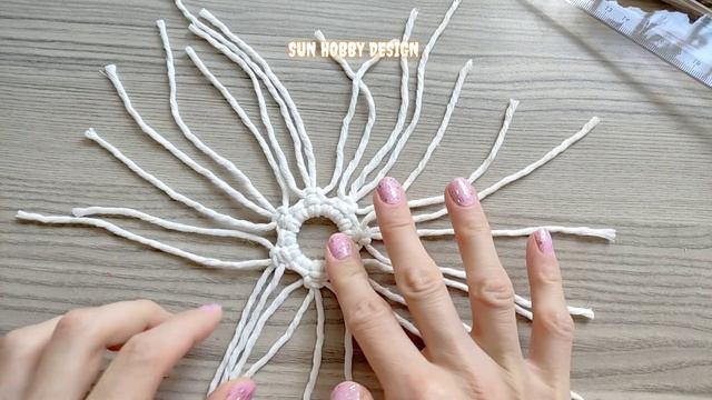 Christmas Ornament 2❄️ Macrame Snowflake Tutorial смотреть онлайн