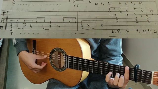 Almoraima - 9 + TABs + meteronome | best flamenco guitar lessons | flamenco transcription service смотреть онлайн