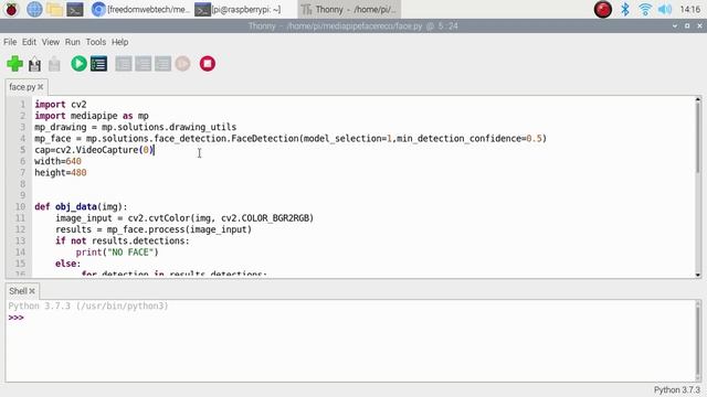 Deep Face Detection with MediaPipe in Python | computer vision | raspberry pi face recognition смотреть онлайн