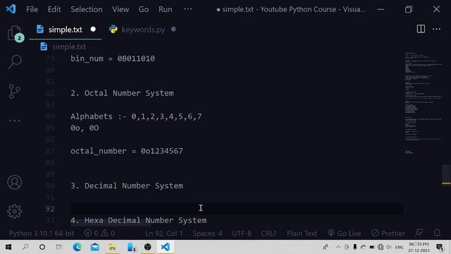 [4K]Introduction To Number System | Python Course | CodeWithDevops смотреть онлайн