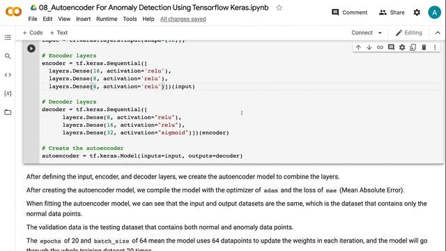Anomaly Detection with AutoEncoder using Tensorflow Keras смотреть онлайн