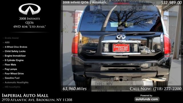 2008 Infiniti QX56 4WD 4dr *Ltd Avail* | Imperial Auto Mall, Brooklyn, NY смотреть онлайн