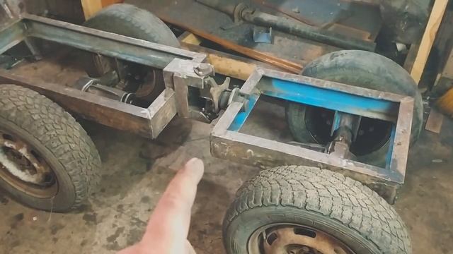 Как ровно ВЫСТАВИТЬ МОСТЫ на раме МИНИТРАКТОРА? Все очень просто! смотреть онлайн