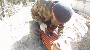 Как сделать отверстия в дренажном колодце. Дренаж.