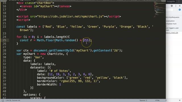 4 Background Color Automatic Function | Chart JS Background Color Series смотреть онлайн