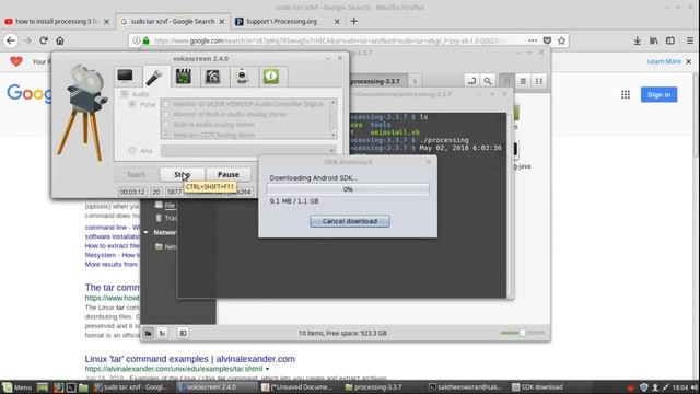 install processing for android in android app development mode in linux os смотреть онлайн
