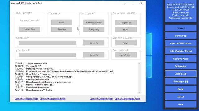 New built-in feature APKTool. A tool for reverse engineering Android apk files. смотреть онлайн