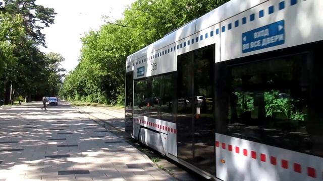 Московские трамваи 71 414 (Pesa Fokstrot), МТТА и Витязь-М / август 2020 смотреть онлайн