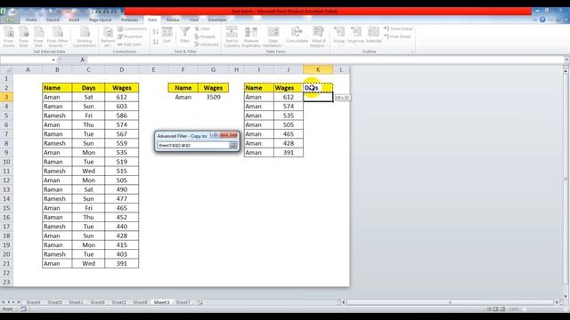 How to Extract Data in Excel with Advance Filter VBA step by step смотреть онлайн