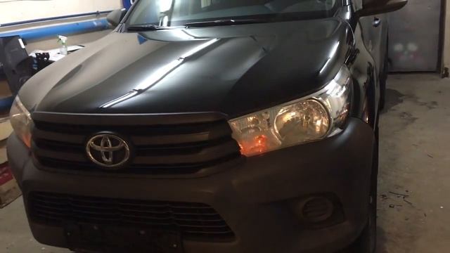 Установка А93 с автозапуском на Toyota Hilux смотреть онлайн