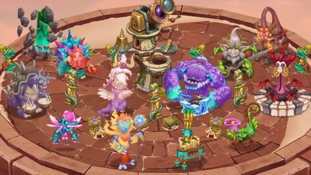 🥰Полные песни всех островов в Дофе🥰 My singing monsters Dawn of fire! смотреть онлайн