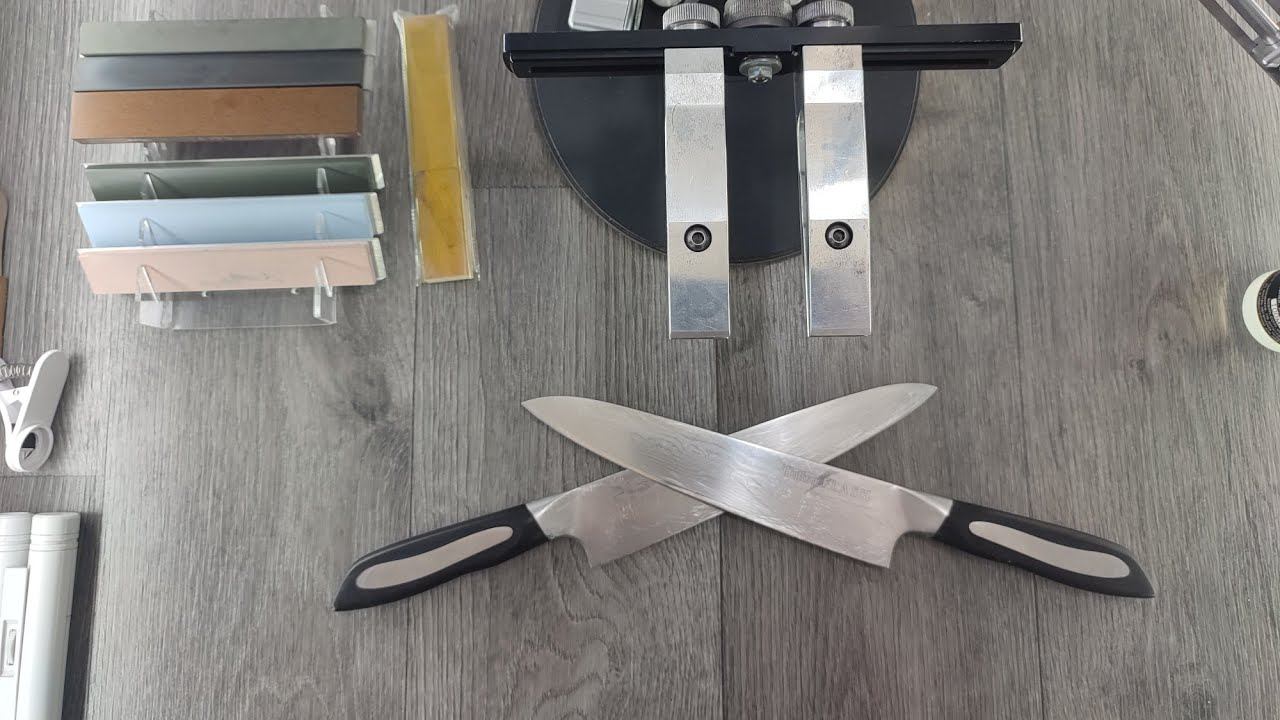 Заточка кухонных шеф ножей Tojiro Flash сталь VG-10, неожиданные результаты)) смотреть онлайн