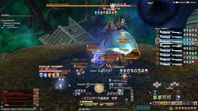 [Lv.80 Unsync Guide] Deltascape V4 Savage Part 1 смотреть онлайн