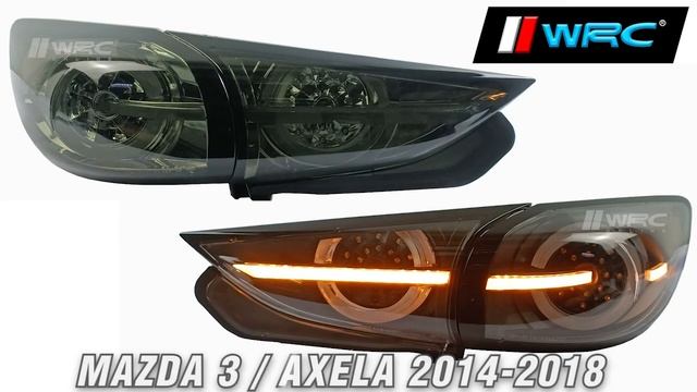 Mazda 3  Axela 2014 - 2018 Led Light Bar Tail Lamp With Signal Running