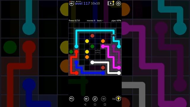 Game Play - Flow Free Bridges - 10x10 Mania Pack Levels 110 to 120 смотреть онлайн