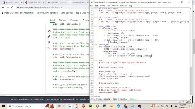 Code with me! Python Turtle - Writing a game to learn sockets! Video #2 смотреть онлайн