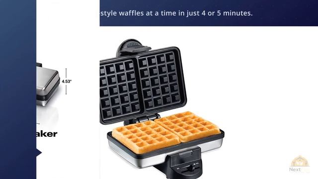 Top 5 Best Belgian Waffle Maker Review In 2023