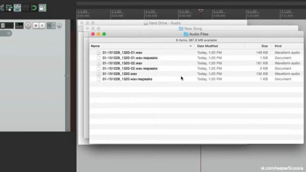 REAPER Создание и настройка проекта.