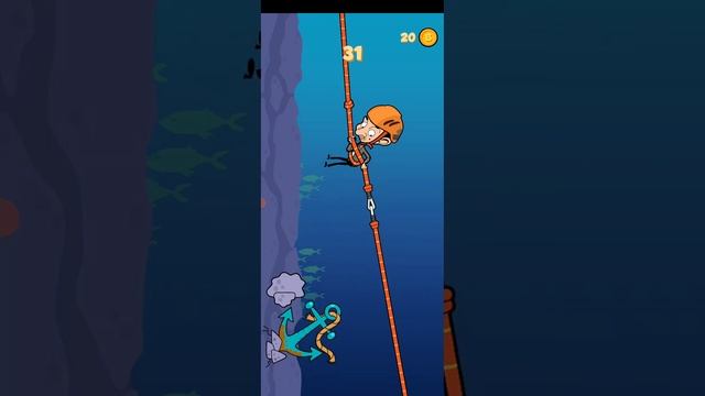 первая игра в игре Mr bean-Risky Ropes смотреть онлайн