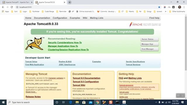 How to configure Tomcat 9 on Windows 10 смотреть онлайн