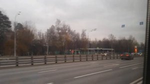 Поездка на автобусе Лиаз 5292.65 №162162 Маршрут е80к Метро Кантемировская - Загорье Москва