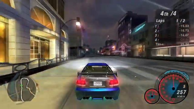 Need For Speed Underground 2 vtec mod gameplay смотреть онлайн