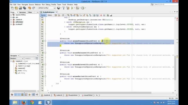 agregar link a un jlabel en java (con netbeans como IDE) смотреть онлайн