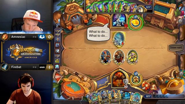 Amnesiac vs Firebat - Hearthstone Grandmasters Americas - Week 3 смотреть онлайн
