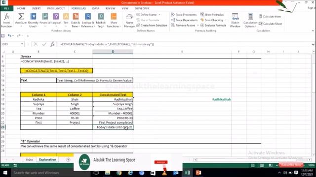 Concatenate in Excel | How to use Concatenate function in Excel смотреть онлайн